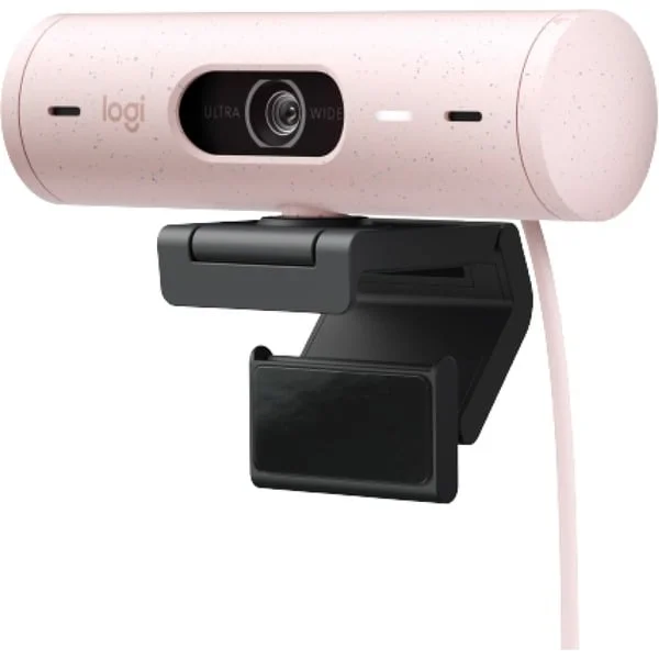 Logitech Brio 500, Webcam (rosa/schwarz, Rose)