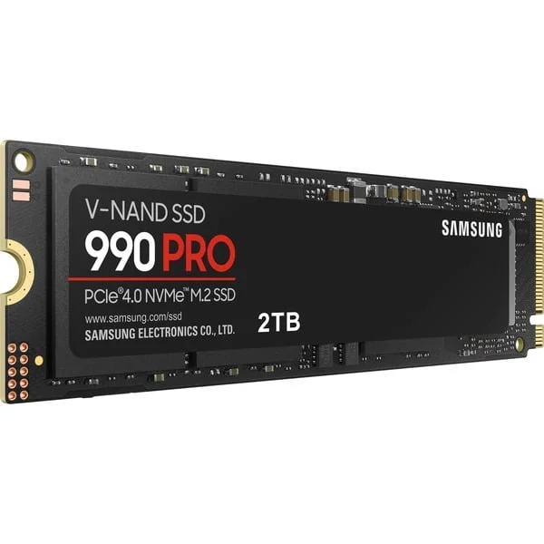 Samsung 990 PRO 2 TB, SSD (PCIe 4.0 x4, NVMe 2, M.2 2280, intern)