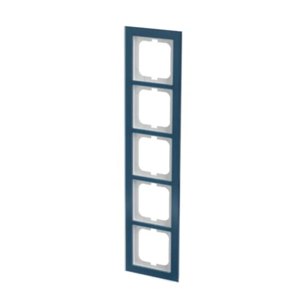 0 Abdeckrahmen 5-fach (blau, Retail)