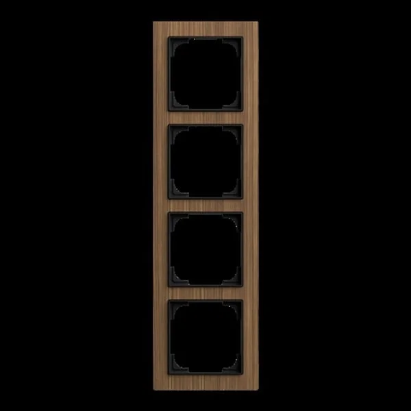 0 Abdeckrahmen vierfach (holz, Retail)