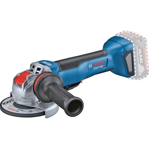 Bosch Professional X-LOCK Akku-Winkelschleifer GWX 18V-10 P Professional solo, 18Volt (blau/schwarz, ohne Akku und Ladegerät, in L-BOXX)