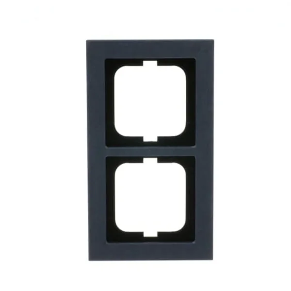 0 Abdeckrahmen 2-fach, Abdeckung (blau, Retail)