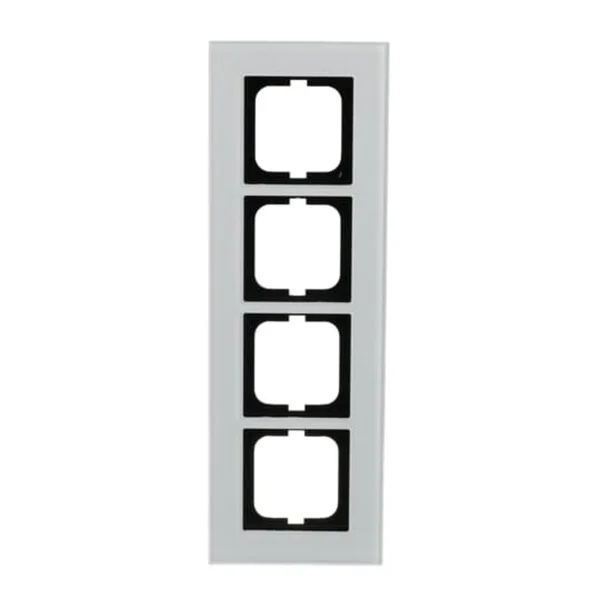 0 Rahmen vierfach zum Abdecken von Schaltern, Tastern und Steckdosen (weiß, Retail)