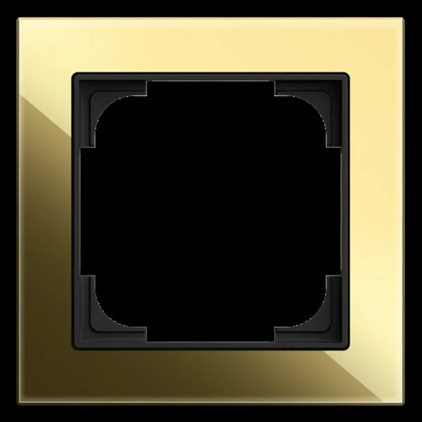 0 Abdeckrahmen einfach, Abdeckung (gold, Retail)