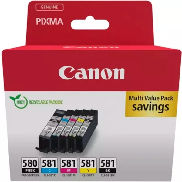 Canon Tinte Multipack PGI-580PGBK/CLI-581