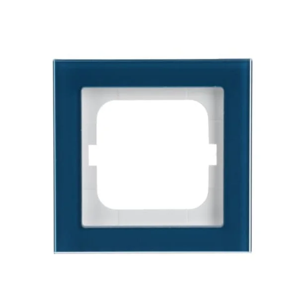0 Abdeckrahmen 1-fach (blau, Retail)