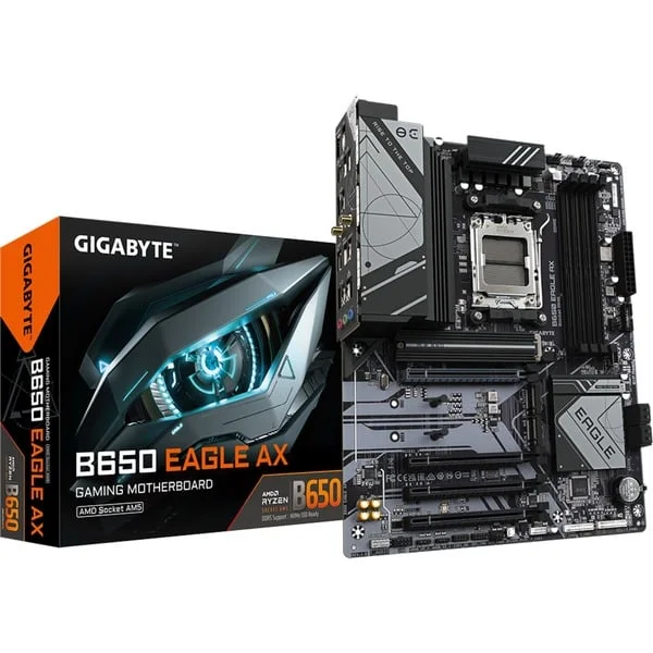 GIGABYTE B650 EAGLE AX, Mainboard (schwarz/grau)