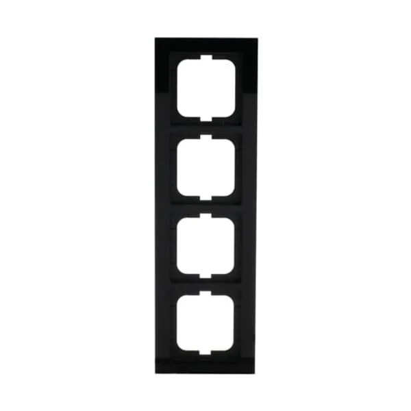 0 Rahmen vierfach (schwarz, Retail)