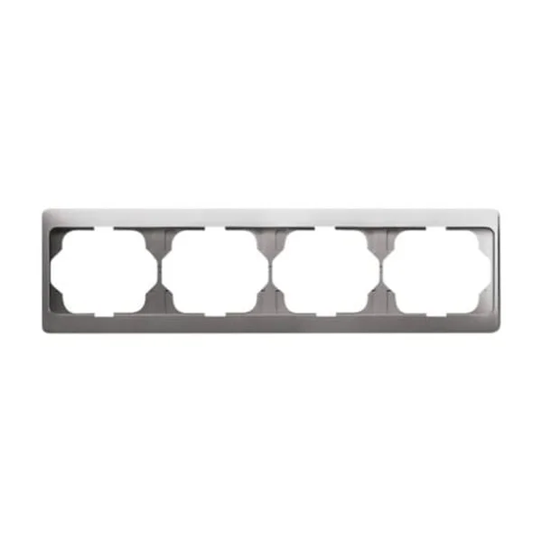 0 Rahmen vierfach waagerecht alpha 1724 KA-20 (platin, Retail)