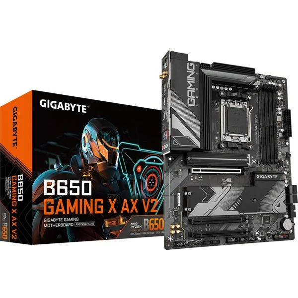 GIGABYTE B650 GAMING X AX V2, Mainboard (schwarz/grau)