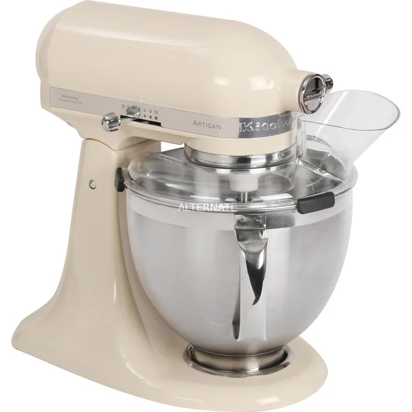 KitchenAid Artisan Premium 5KSM185PSEAC Creme, Küchenmaschine (creme, 300 Watt)