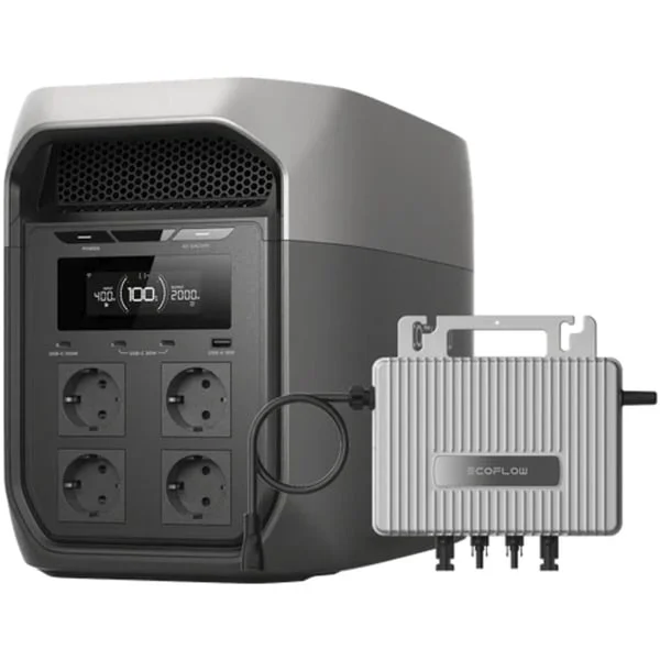 EcoFlow DELTA 3 Max Plus, Powerstation (grau/schwarz)