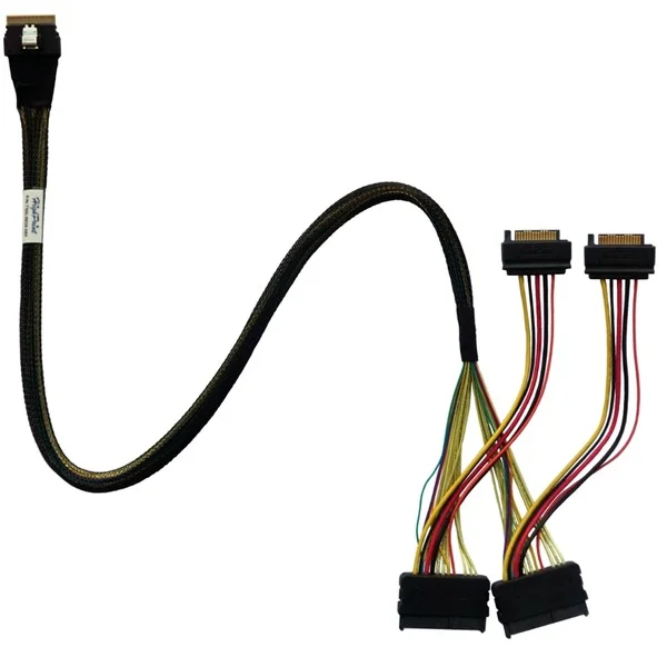 HighPoint SFF-8654 > U.2-SFF-8639-NVMe-Kabel TS8i-8639-060 (60cm)