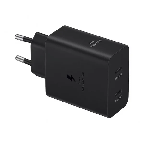 Samsung Schnellladegerät 50W Power Duo + 5A Kabel T5020 Black (schwarz)