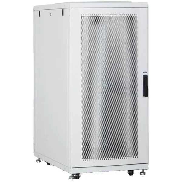 Digitus 483-mm-Serverschrank, 26HE, IT-Schrank (hellgrau, 26 Höheneinheiten)