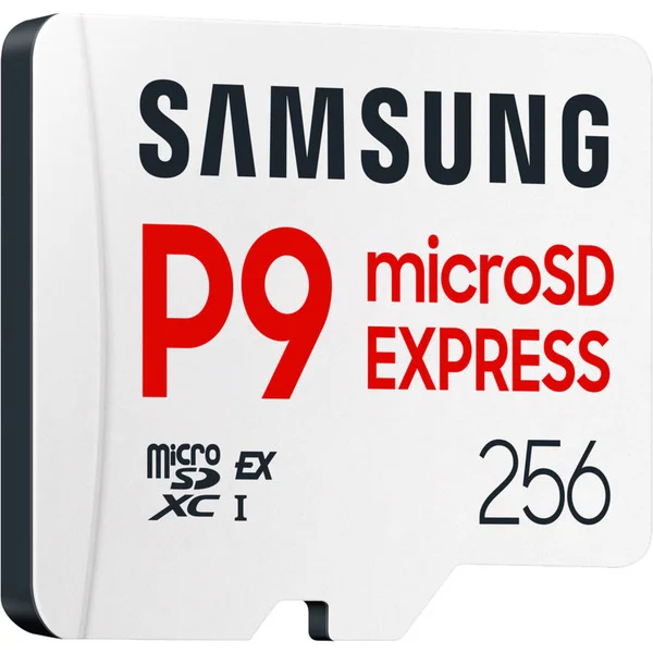 Samsung P9 Express 256 GB microSDXC, Speicherkarte (weiß, PCIe Gen3.0x1, NVMe 1.3, SD 7.1, UHS-I)