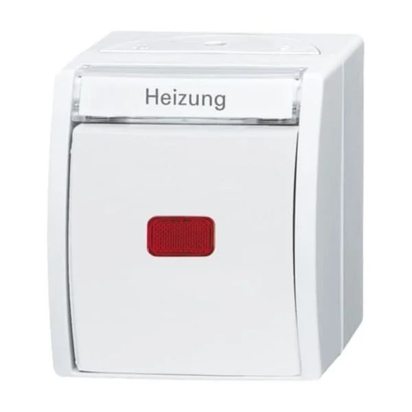 0 Kontrollausschalter 2601/2 Schalter Wippe (weiß, Retail)