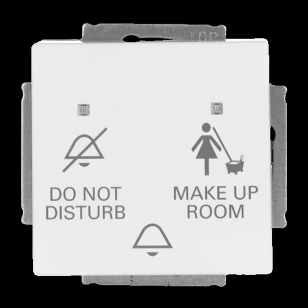 0 Klingeltasteneinsatz Do Not Disturb Make Up Room, Taster (weiß, Retail)