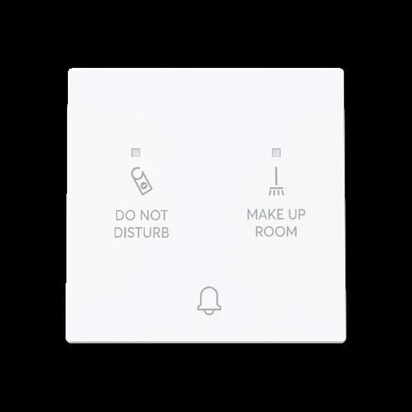 0 Klingeltaster Do Not Disturb Make Up Room Flureinheit 24 Volt (weiß, Retail)