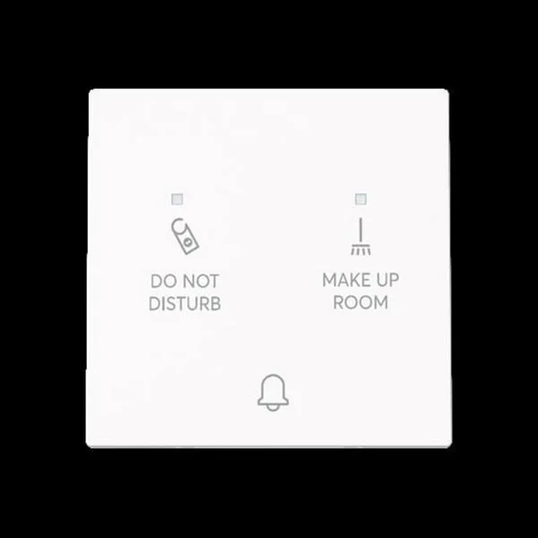 0 Klingeltaster Do Not Disturb Make Up Room Flureinheit 24 Volt (weiß, Retail)