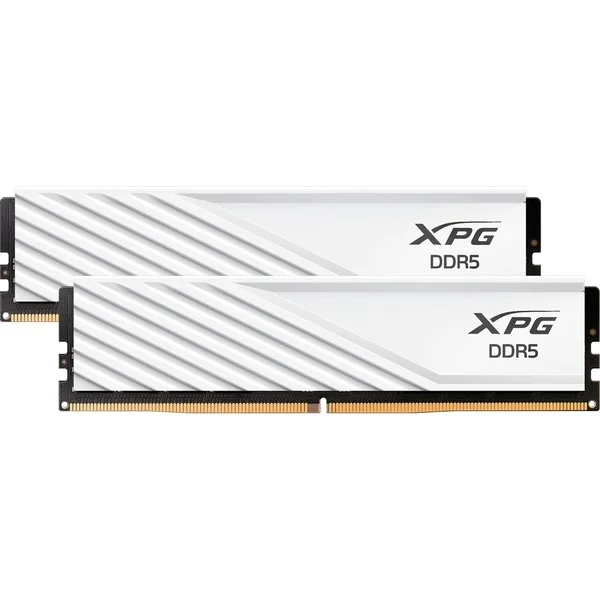 ADATA DIMM 32 GB DDR5-6000 (2x 16 GB) Dual-Kit, Arbeitsspeicher (weiß, AX5U6000C3016G-DTLABWH, XPG Lancer Blade, INTEL XMP, AMD EXPO)
