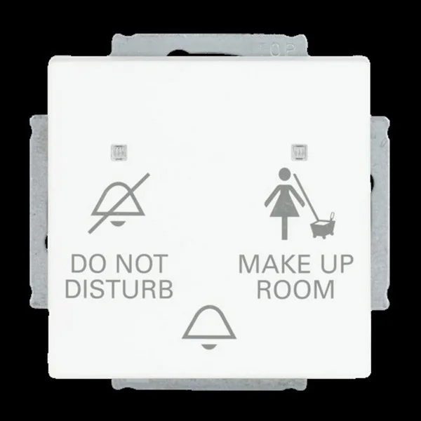 0 Klingeltasteneinsatz Do Not Disturb Make Up Room, Taster (weiß, Retail)