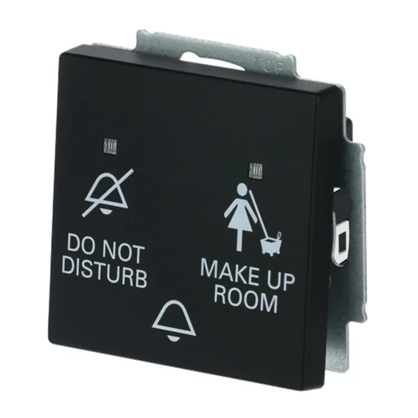0 Klingeltaster Einzelgerät Do Not Disturb Make Up Room (schwarz, Retail)