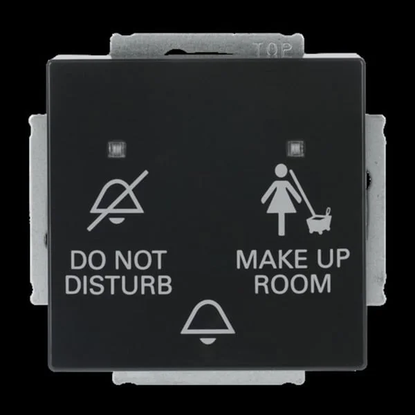 Busch-Jaeger Klingeltaster Einschalteinheit Do Not Disturb Make Up Room (anthrazit, Retail)