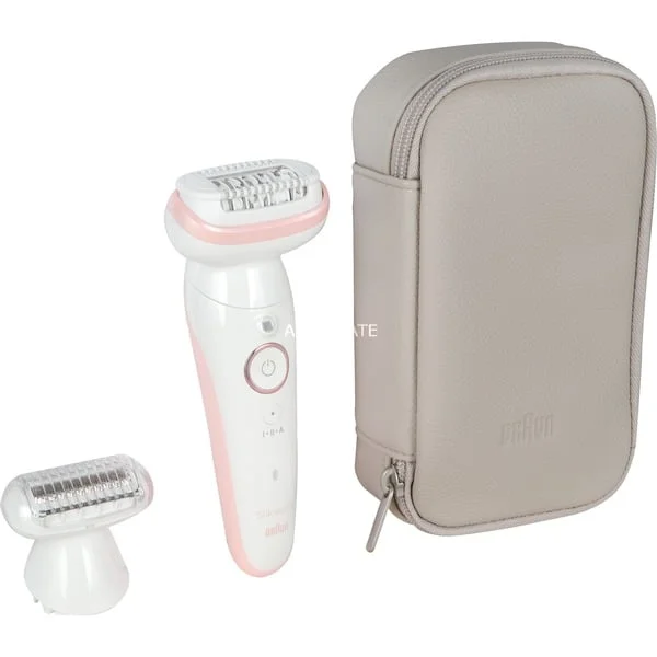 Braun Silk-épil 9-030 SensoSmart, Epiliergerät (weiß/pink)