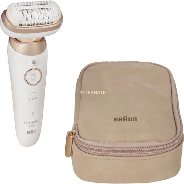 Braun Silk-épil 9-011 3D SensoSmart, Epiliergerät (weiß/roségold)