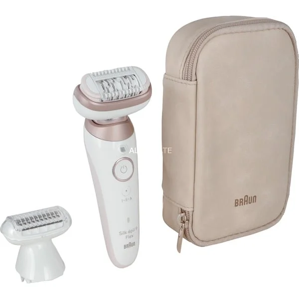 Braun Silk-épil 9-030 3D SensoSmart, Epiliergerät (weiß/roségold)