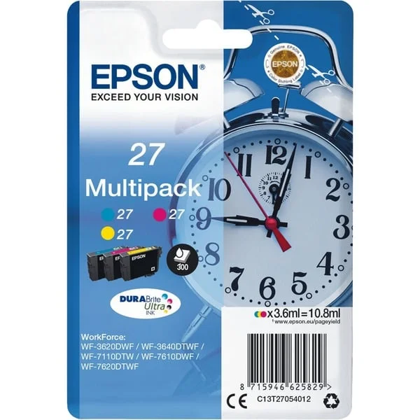 Epson Tinte Mulitpack 27 (C13T27054012) (DURABrite Ultra)