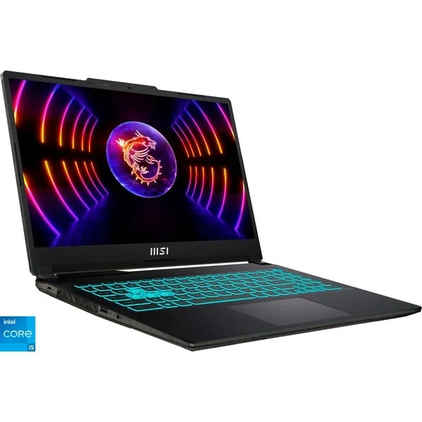 MSI Cyborg 15 A13VE-1005, Gaming-Notebook (schwarz/transparent, Intel® Core™ i5-13420H, NVIDIA GeForce RTX 4050, 16 GB DDR5, 512 GB (512 GB SSD), ohne Betriebssystem)