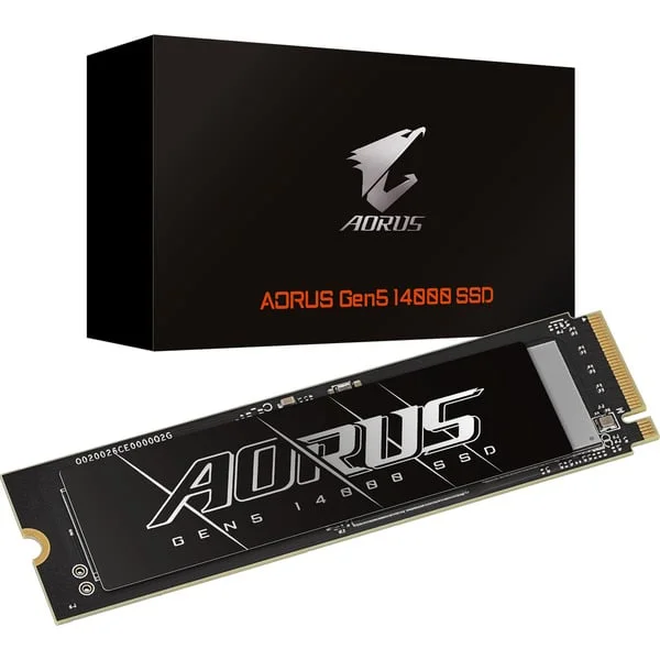 GIGABYTE AG514K2TB 2 TB, SSD (schwarz, PCIe 5.0 x4, NVMe 2.0, M.2 2280)