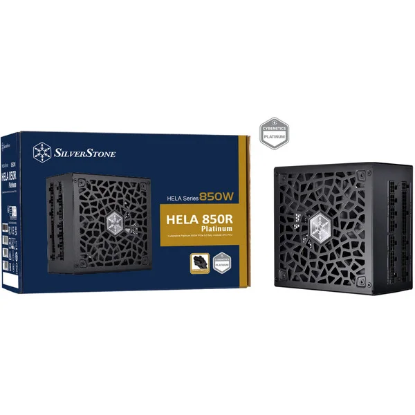 SilverStone HELA 850R Platinum, PC-Netzteil (schwarz, 4x PCIe, Kabel-Management, 850 Watt)