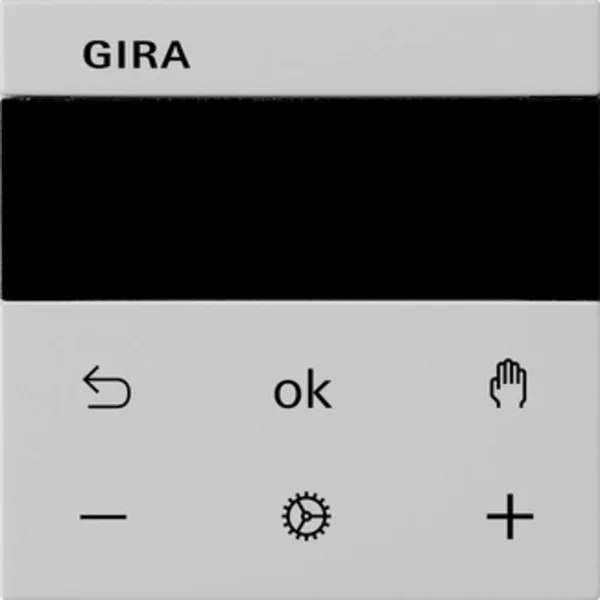 Gira Raumtemperaturregler Display, Bedienteil (grau, Retail)