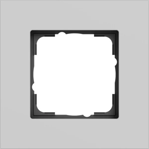 Gira Abdeckrahmen 1-fach, Abdeckung (grau, Retail)