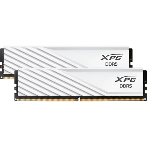 ADATA DIMM 32 GB DDR5-5600 (2x 16 GB) Dual-Kit, Arbeitsspeicher (weiß, AX5U5600C4616G-DTLABWH, XPG Lancer Blade, INTEL XMP, AMD EXPO)