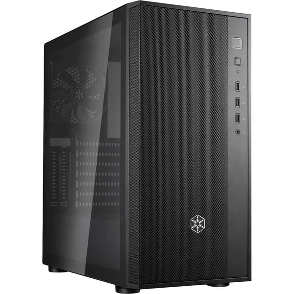 SilverStone FARA R1 V2, Tower-Gehäuse (schwarz, Tempered Glass)