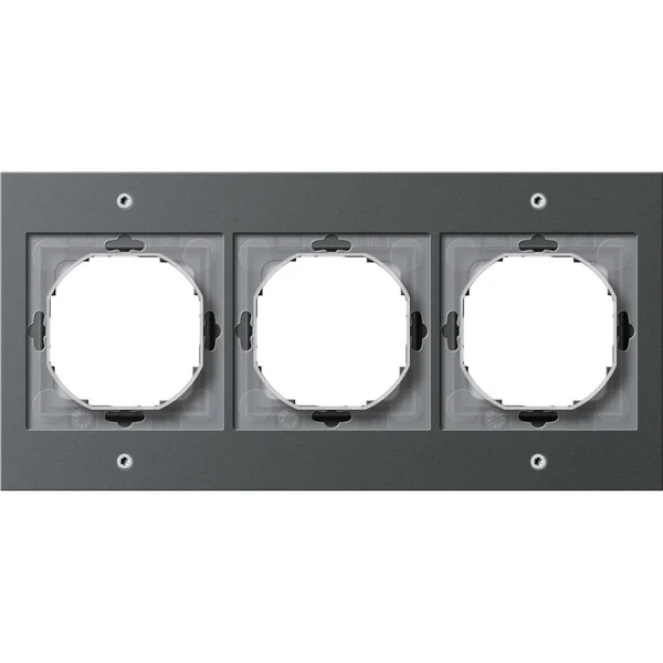 Gira Abdeckrahmen dreifach TX 44, Abdeckung (anthrazit, Retail)