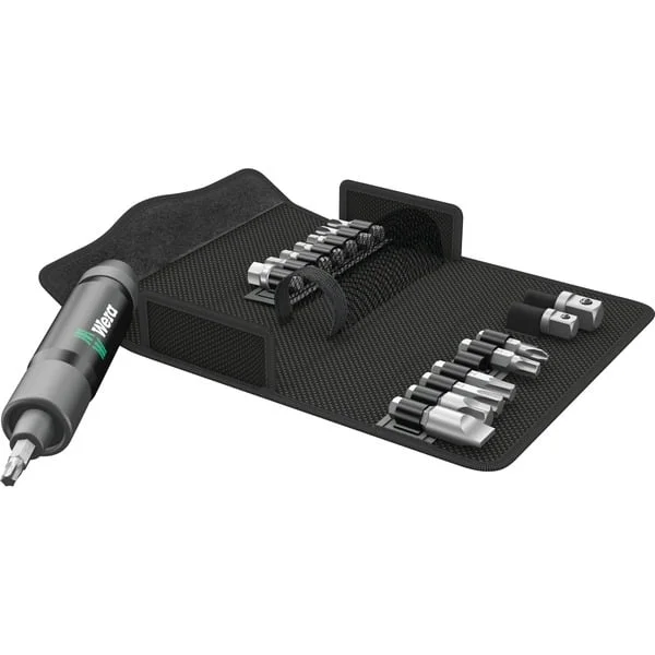 Wera Schlagschraubendreher Satz 90Nm, 17-teilig, Schlagschrauber (schwarz, 5/16"-Innensechskant)