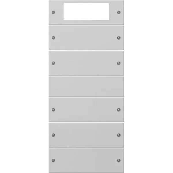 Gira Wippenset fünffach Plus System fünfzigfünf (grau, Retail)