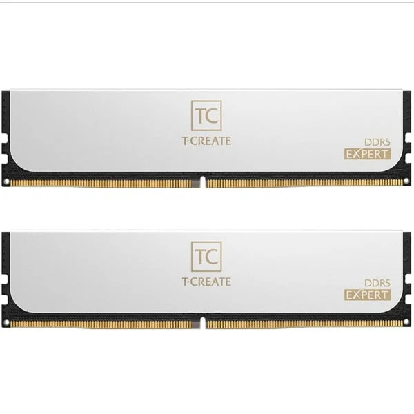 Team Group DIMM 32 GB DDR5-6400 (2x 16 GB) Dual-Kit, Arbeitsspeicher (weiß, CTCWD532G6400HC32ADC01, AMD EXPO)