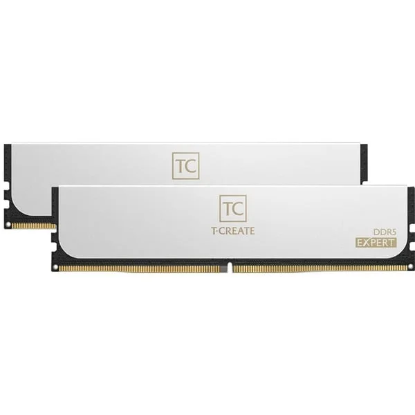 Team Group DIMM 32 GB DDR5-7200 (2x 16 GB) Dual-Kit, Arbeitsspeicher (weiß, CTCWD532G7200HC34ADC01, T-CREATE EXPERT)