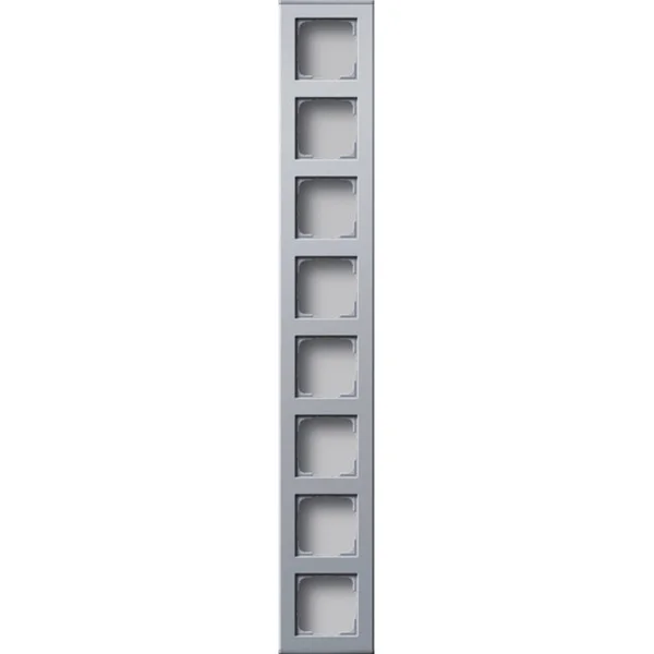Gira Gehäuse achtfach Aluminium (aluminium, Retail)