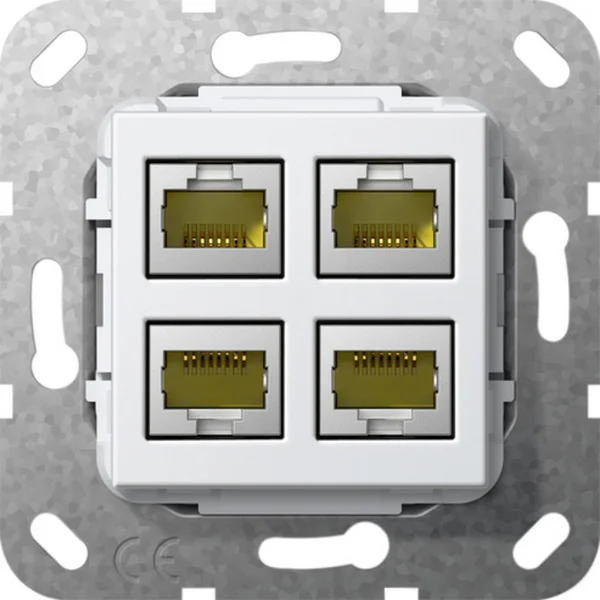 Gira Modular Jack RJ45 Kategorie 6A, Abdeckung (Retail)