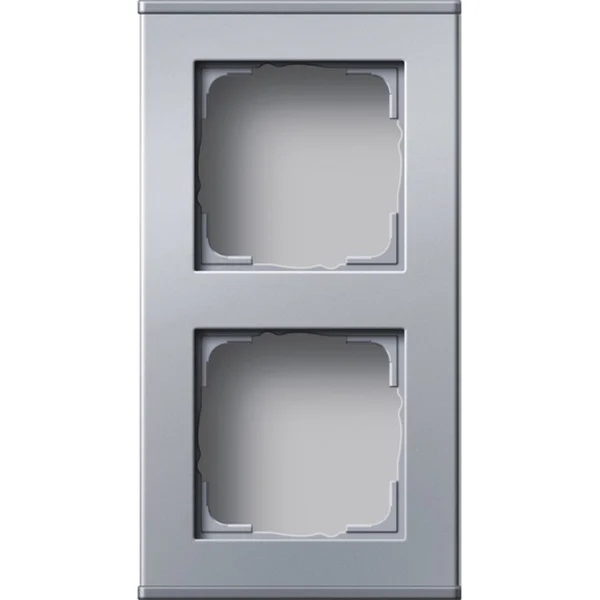 Gira Gehäuse zweifach Aluminium (aluminium, Retail)