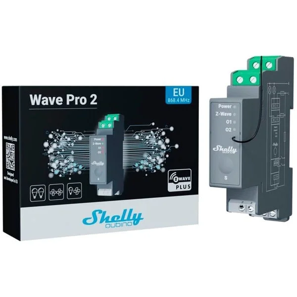 Shelly Qubino Wave Pro 2, Relais (grau)