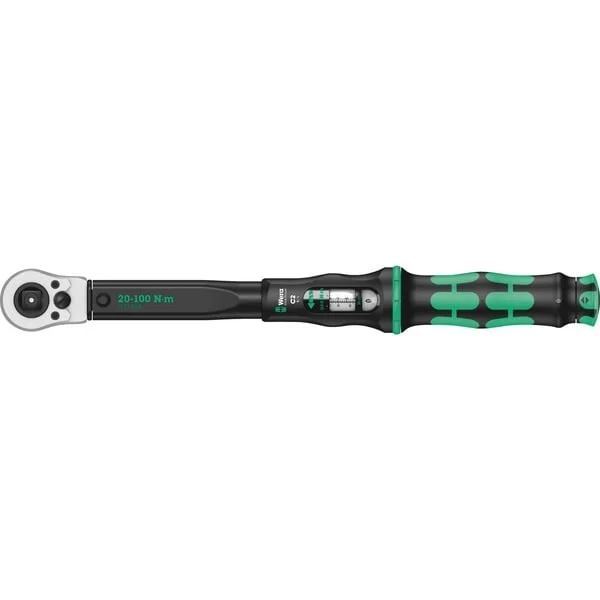 Wera Drehmomentschlüssel Click-Torque C 2 Push R/L (schwarz/grün, Abtrieb 1/2")