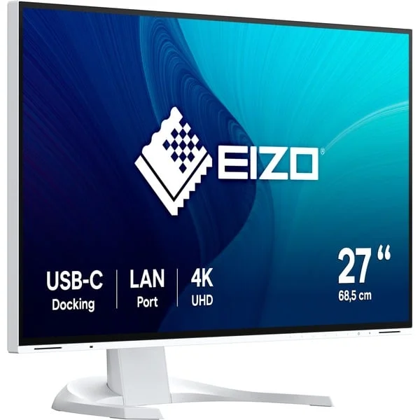 EIZO EV2740X-WT, LED-Monitor (69 cm (27 Zoll), weiß, UltraHD/4K, IPS, LAN, USB-C)